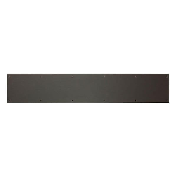 Brass Accents 6 in. x 34 in. Kick Plate Oil Rubbed Bronze Powder Coated Screw Mount A09-P0634-613KP - main